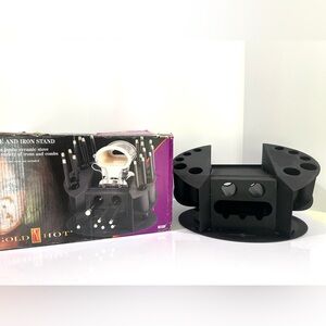GOLD N HOT, Stove & Iron Stand (Stand Only) Holds Irons & Combs Hair Salon Tools